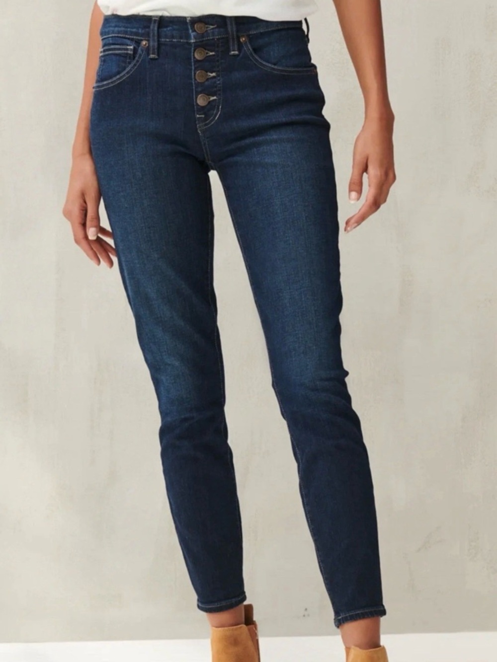 Lucky Brand Ava Mid Rise Skinny Jeans 0/25A